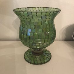 Fun Green Hurracaine Candle Holder