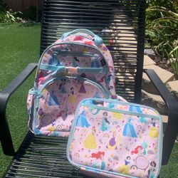 Disney princess Backpack & Lunchbox