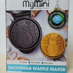 MyMini Snowman Waffle Maker (Limited Edition)