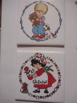 New Specialty tiles for a boys and/or a girls room or kitchen