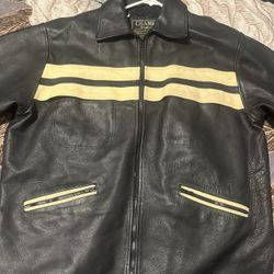 Vintage Leather Jacket Very Nice And Clean No Rips Nun 