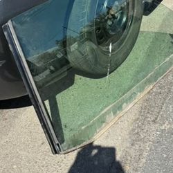 Passenger window from a Chevy truck