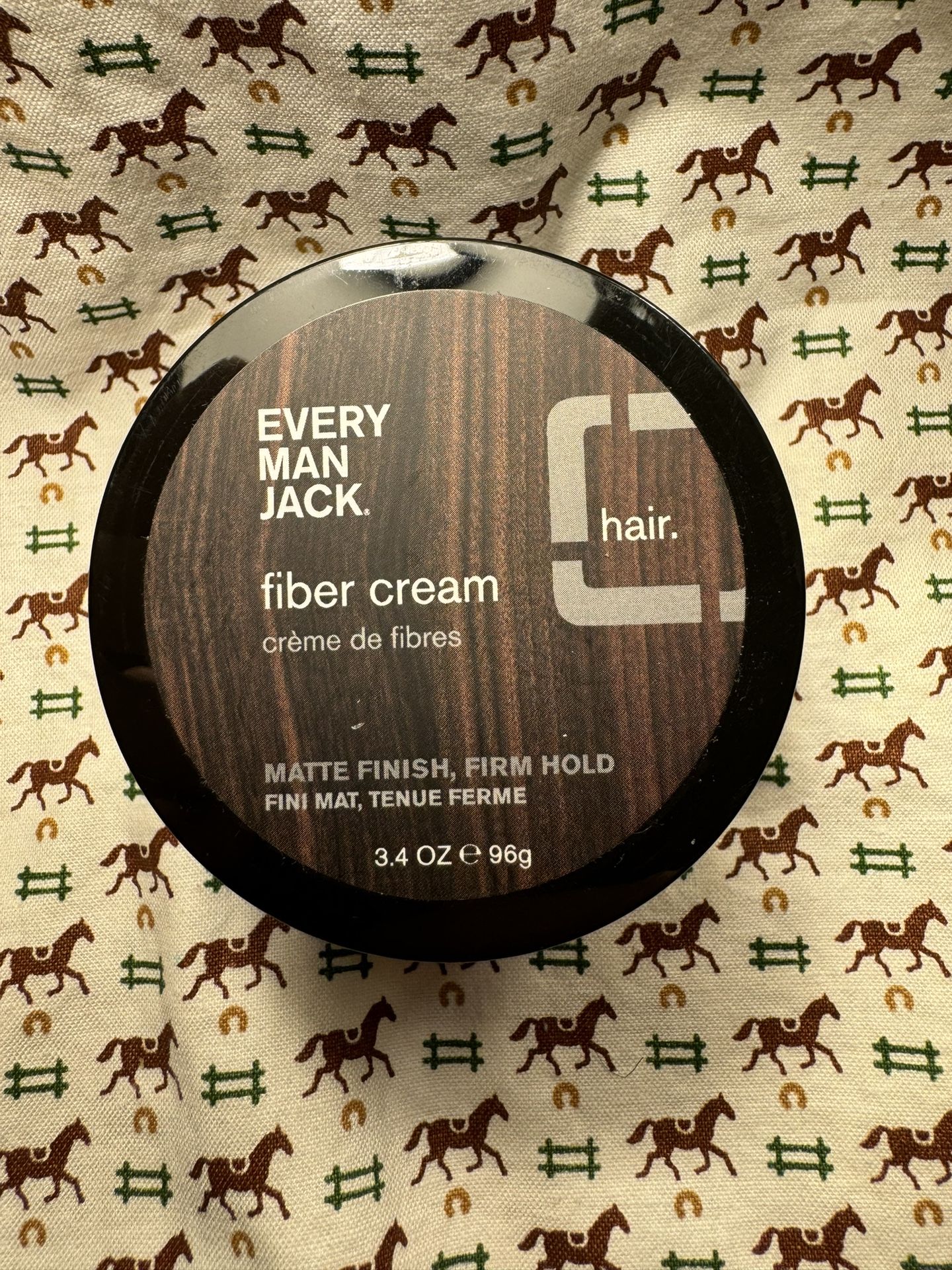 468-PTT New Every Man Jack, Hair Fiber Cream, Matte Finish Firm Hold 3.4oz