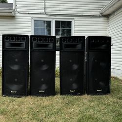 4 Deura Passive Speakers