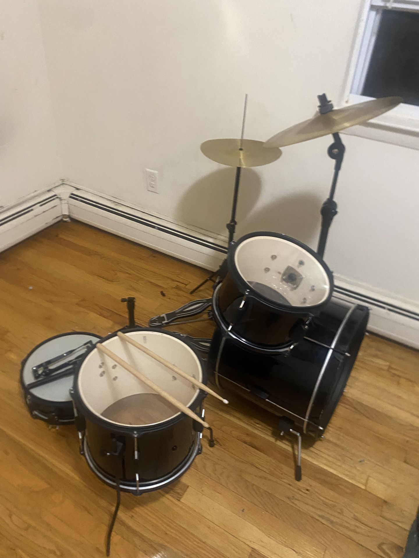 Rogue Lil’Kicker 3-Piece Junior Drum Set Black