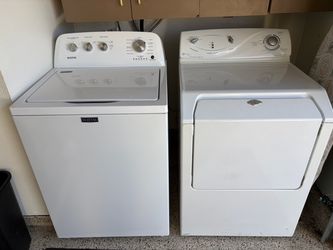 Maytag washer and dryer. (Washer is couple months old)