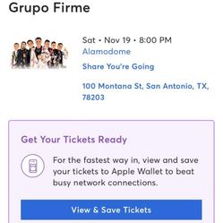 Groupo Firme Ticket 