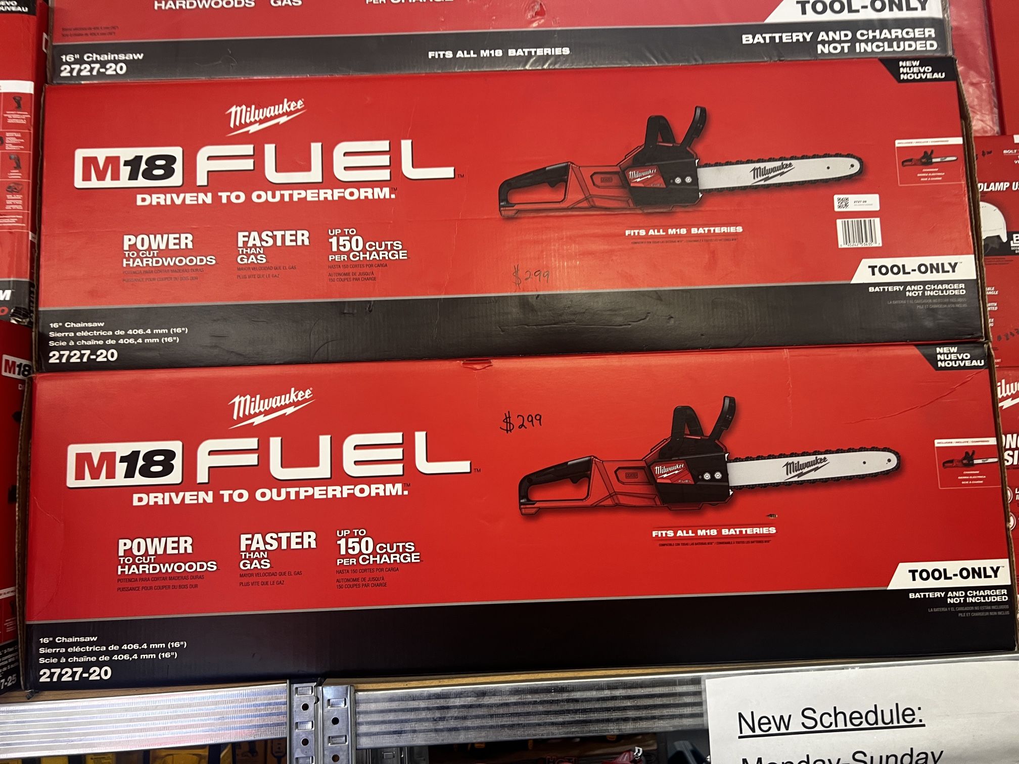 Milwaukee M18 Fuel 16” Chainsaw Tool Only