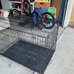 Large Dog Cage Double Door