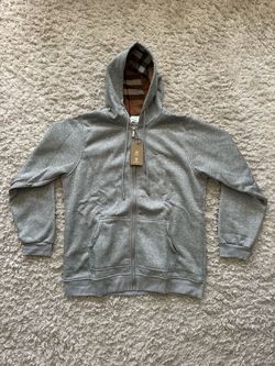 Burberry zip up hoodie