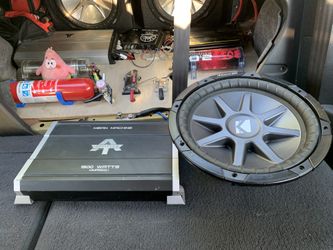 Kiker 12 Inch Sub And 1500 Amp 