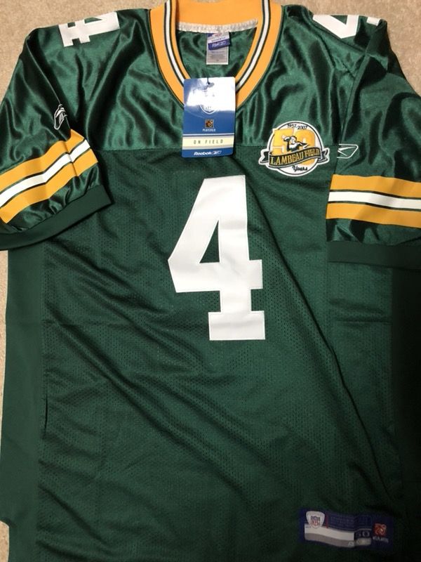 Brett Favre Green Bay Packers Jersey with 50 years Lambeau Field Patch for  Sale in Clarksville, TN - OfferUp