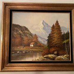 Boyd McNeill Landscape With Shed In Background