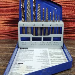 Hanson 10pc Extractor and Drill Set (1119) 