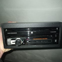 Dual 7 inch Touch Screen DVD Cd Player With Remote