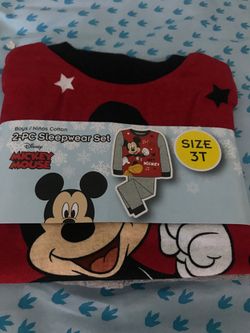 Mickey pajamas 3t new