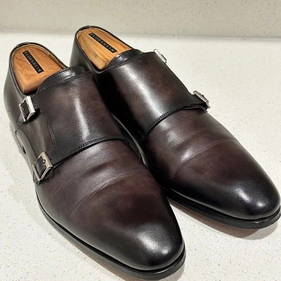 Magnanni Lucio Grey Double Monk Strap size 14US 20585 for Sale in Tempe AZ OfferUp