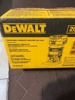 Dewalt Router new