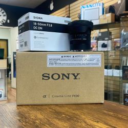 Sony FX30 With Sigma 18-50mm F2.8