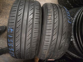 2 Tires 235.50.17 Sentury 90 % Tread Dot 1225