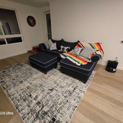Comfortable Blue Couch