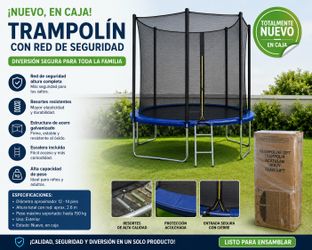 NEW 12-foot trampoline in box