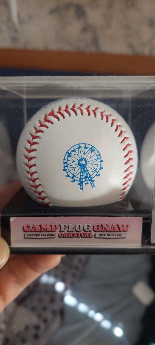 Dodgers Stadium Flog Gnaw Baseball