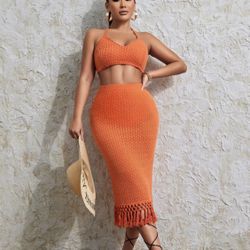 Orange Two Piece 8-12