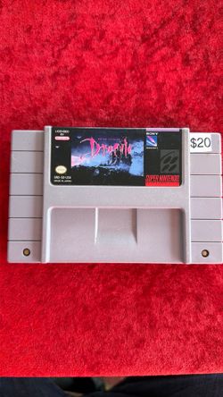 Dracula snes authentic