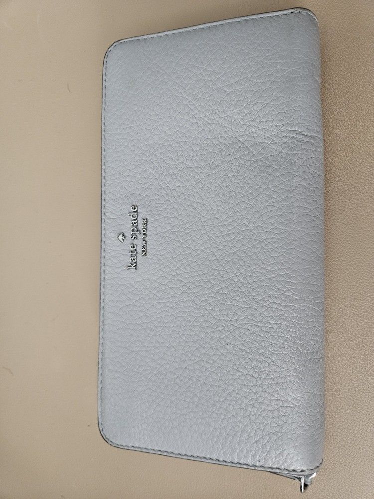 Gray Kate Spade Wallet