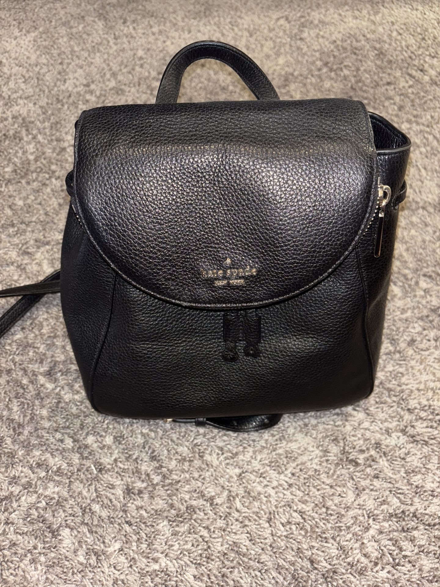 Kate Spade Black Backpack