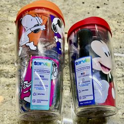 New Tervis Tumbler  Mickey Or Snoopy Cup