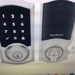 KWIKSET HOMECONNECT 018 TRADITIONAL Z-WAVE LONG RANGE SATIN NICKEL TOUCHSCREEN ELECTRONIC DEADBOLT LOCK FT SMARTKEY SECURITY