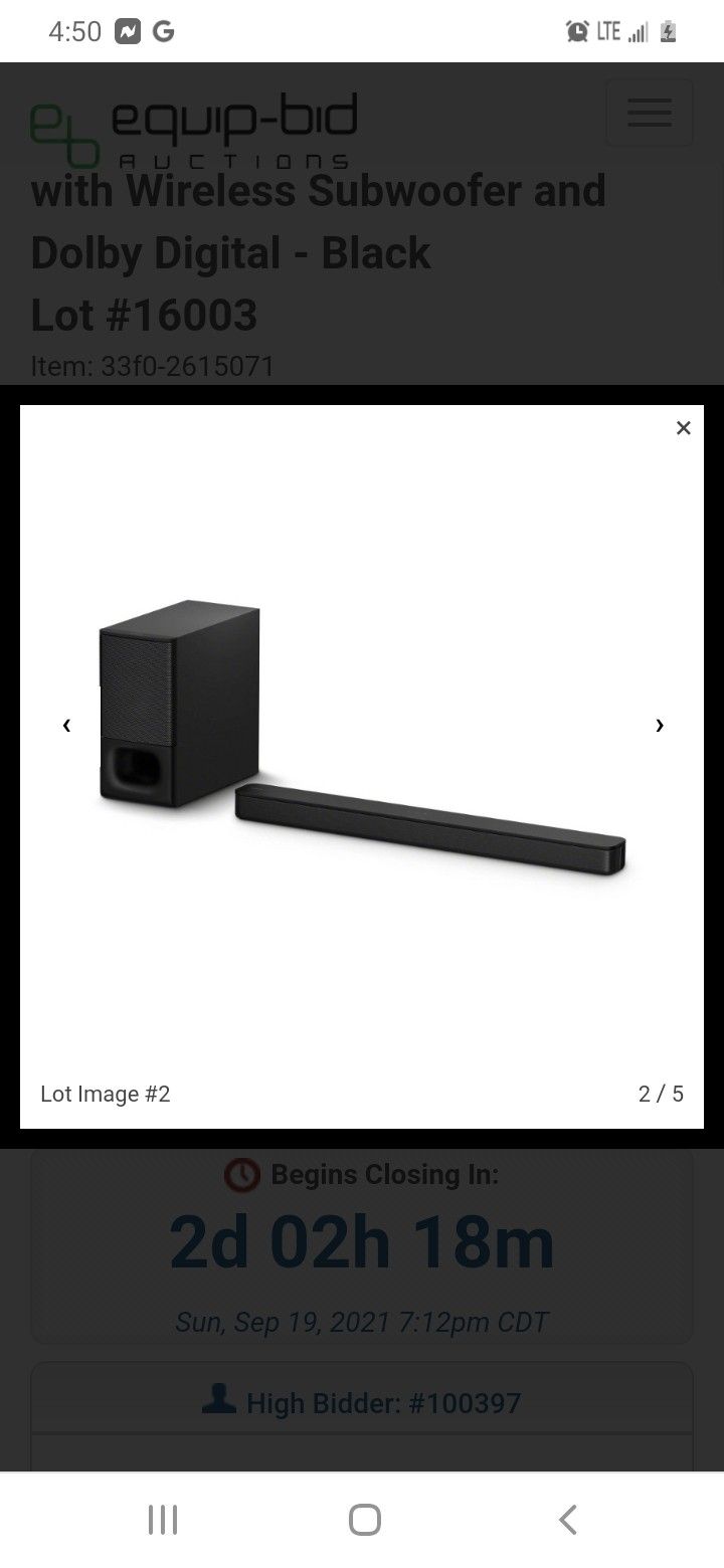 Sony 3.1ch Channel Sound Bar & Subwoofer with DOLBY ATMOS!! 