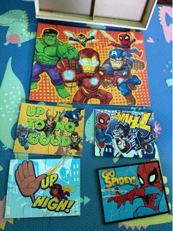 Marvel Superheroes Kids Jigsaw Puzzle Set