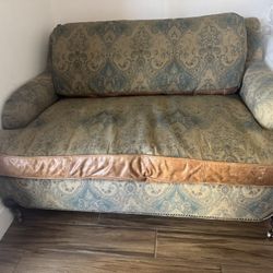 Reversible Sofa Bed And Matching Storage Ottoman 