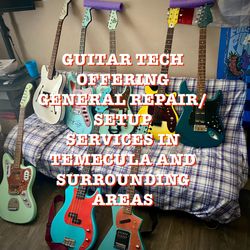 GUITAR TECH! Restrings/Setups/Repairs/Mods