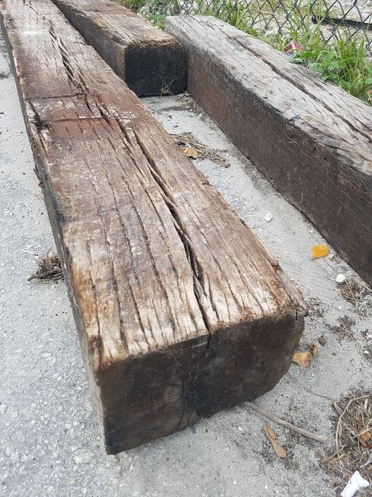 Railroad ties rustic reclaimed wood for Sale in Miami, FL OfferUp