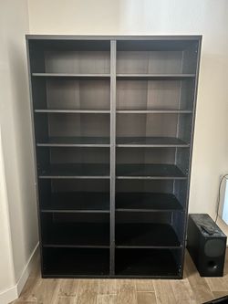 Double bookcase or shelving unit IKEA