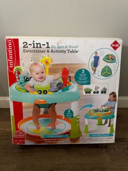 NEW Infantino 2-in-1 Baby Activity Center & Table — Unopened