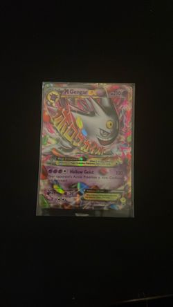 Mega Gengar EX XY166 Full Art Black Star Promo Holo Card
