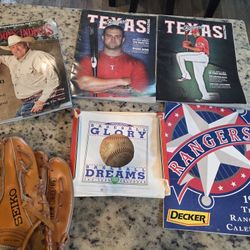 Texas Rangers bundle deal!
Pre owned condition.  
All for $30 