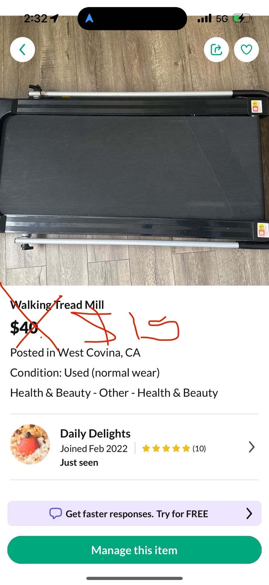 Walking Treadmill