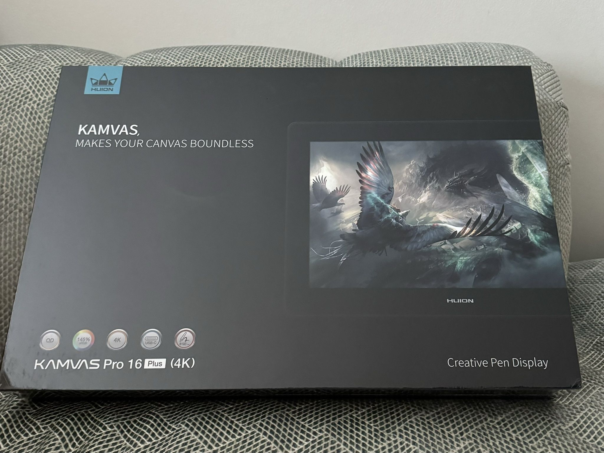 HUION Kamvas Pro 16 Plus 4K UHD Graphics Drawing Tablet