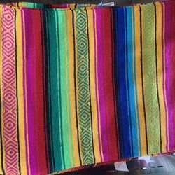Sarape Style Table Runners! Made In Mexico! Perfect For Those Themed Parties!