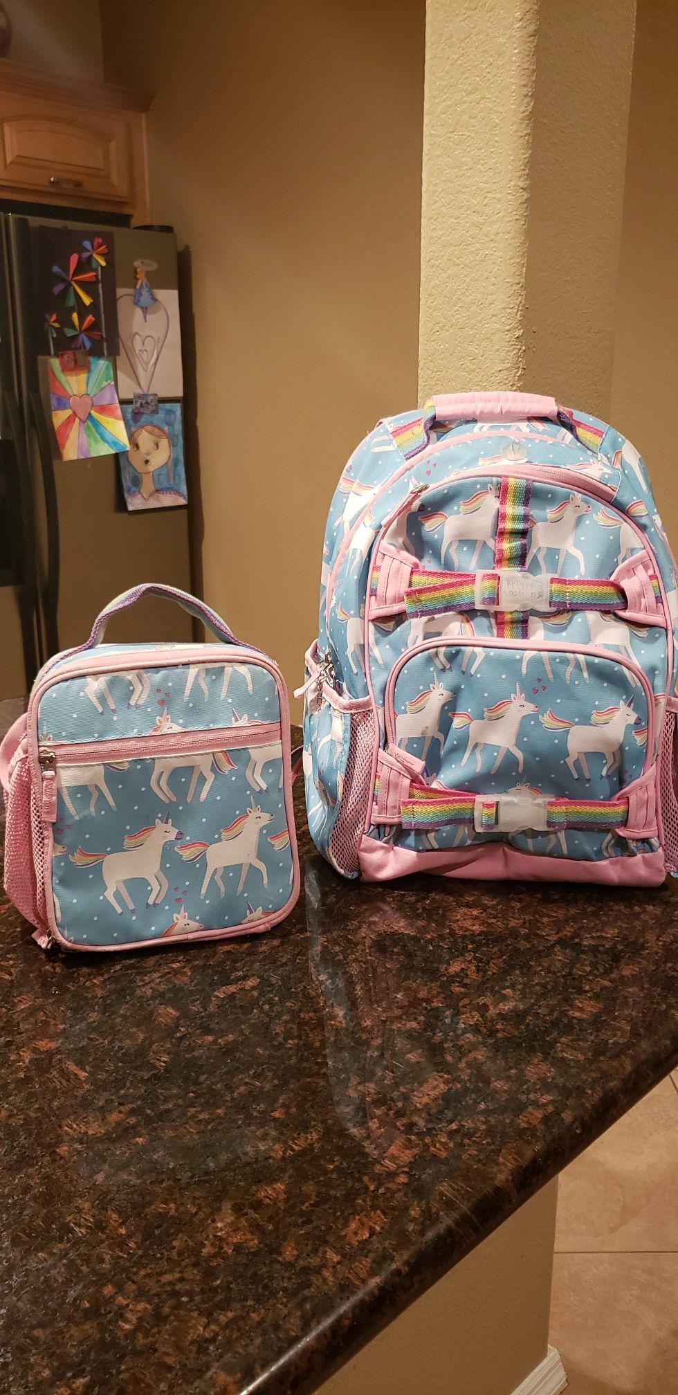 Pottery Barn Girl's Unicorn Backpack