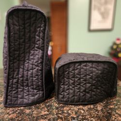 Set Of 2 Cloth Appliance Covers (Toaster And Blender)
