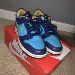 Size 6.5 Nike Dunk Low Baltic Blue/Electric Algae/Bleu Baltique/Royal Fonce 