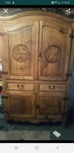 Rustic armoire