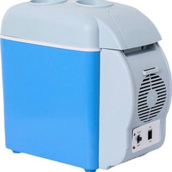 S Car Fridge 12V DC Power Supply Cold Warm Dual Use Electric Cooler Summer